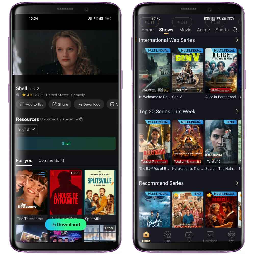 MovieBox Vs Castle App
